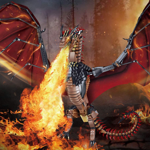 لگو کریتور اژدهای گیم آف ترونز Game of Thrones قطعه 1889 مدل 9901 _اسباب بازی